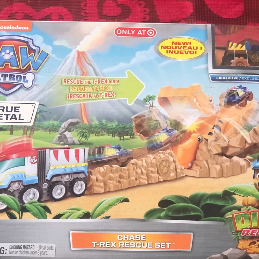 CHASE T-REX RESCUE SET Paw Patrol DINO RESCUE